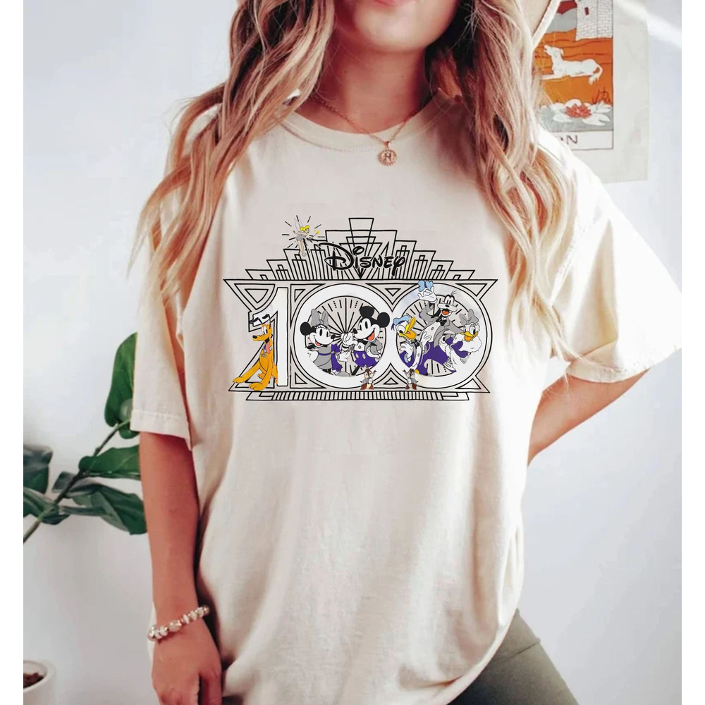 Disney 100 Years of Wonder Comfort Colors® Shirt, Disney Trip Family Shirt, Disney Friends Shirt, retro Disneyworld Shirt, Disneyland Shirt - 2.jpg