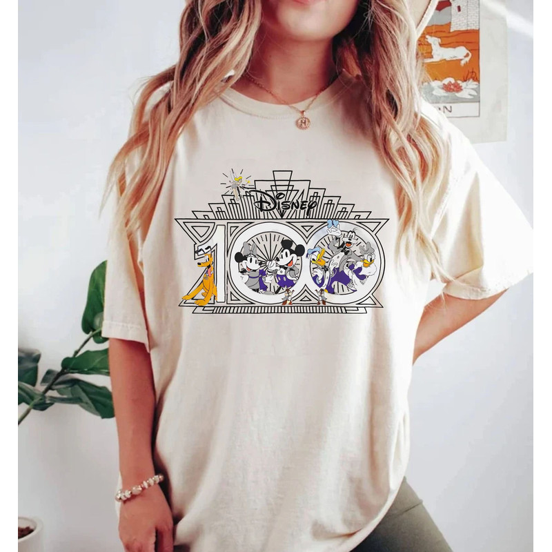 Disney 100 Years of Wonder Comfort Colors® Shirt, Disney Trip Family Shirt, Disney Friends Shirt, retro Disneyworld Shirt, Disneyland Shirt - 2.jpg