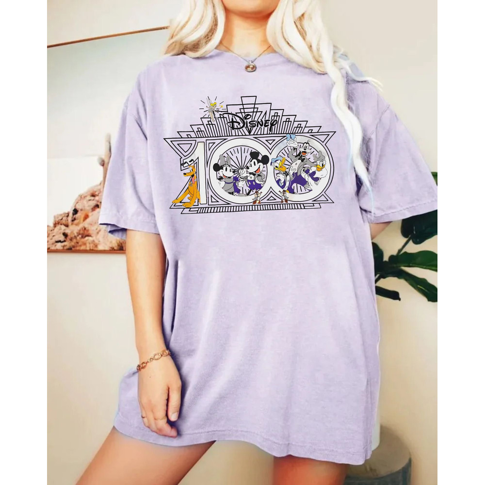 Disney 100 Years of Wonder Comfort Colors® Shirt, Disney Trip Family Shirt, Disney Friends Shirt, retro Disneyworld Shirt, Disneyland Shirt - 3.jpg