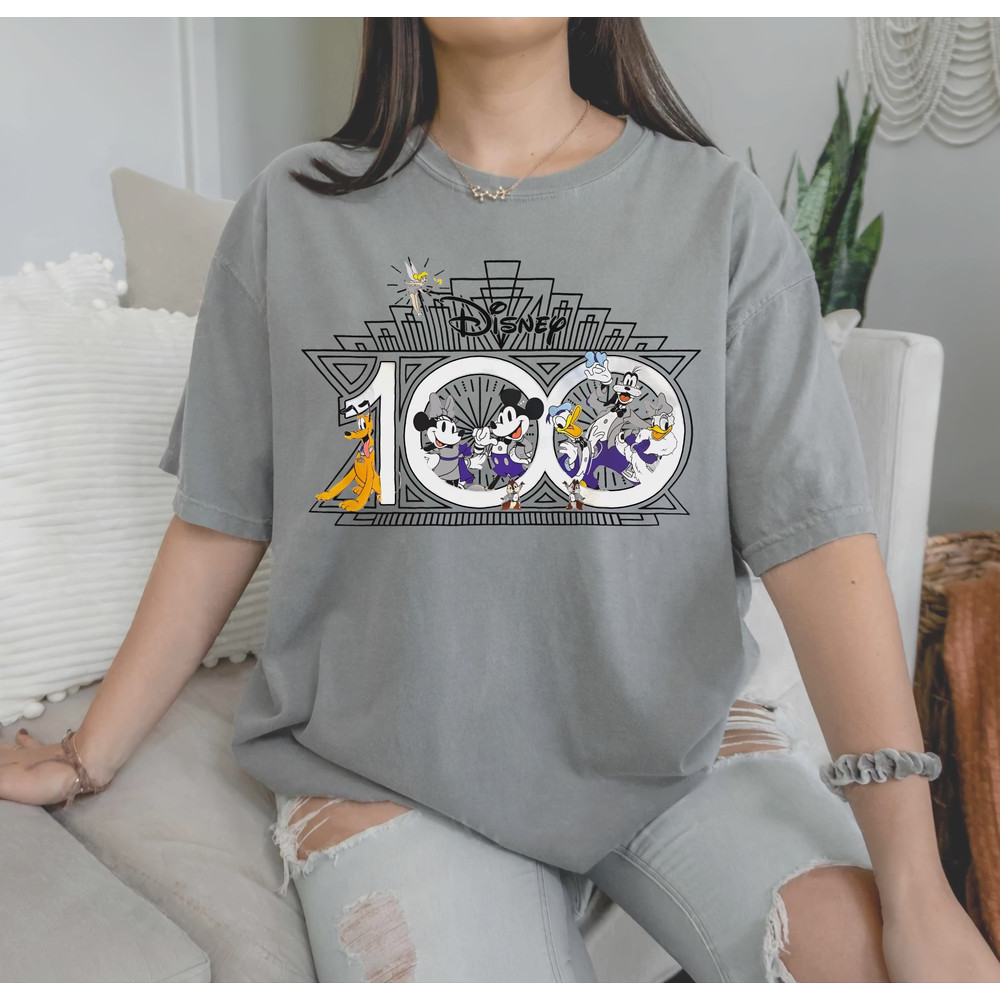 Disney 100 Years of Wonder Comfort Colors® Shirt, Disney Trip Family Shirt, Disney Friends Shirt, retro Disneyworld Shirt, Disneyland Shirt - 4.jpg