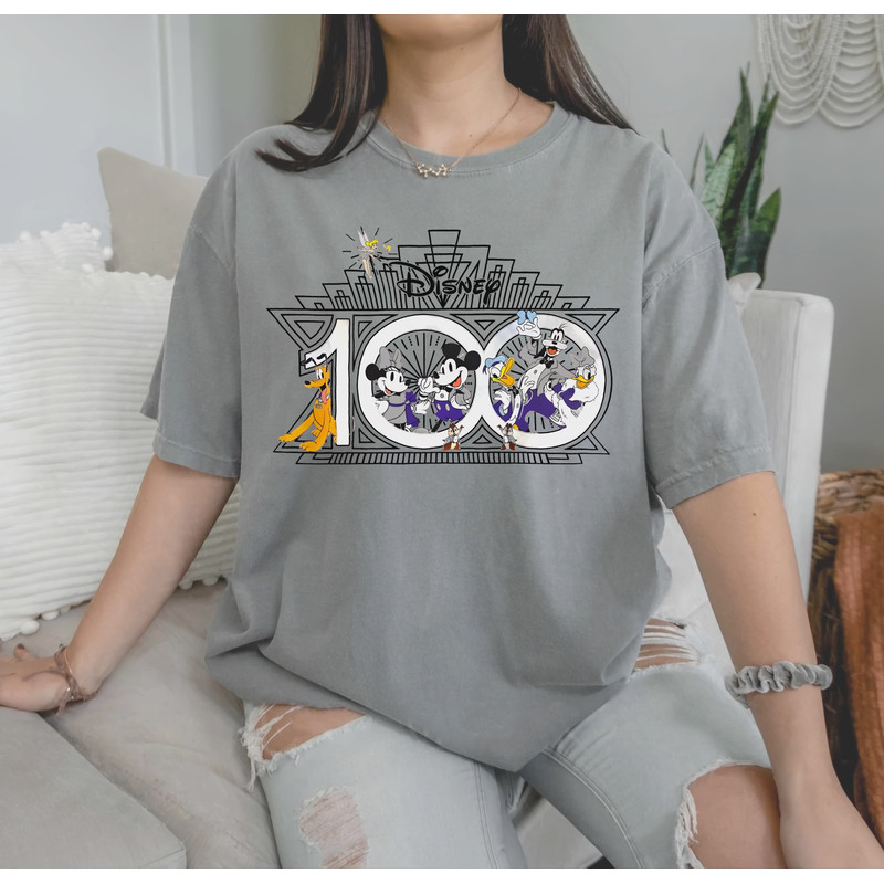 Disney 100 Years of Wonder Comfort Colors® Shirt, Disney Trip Family Shirt, Disney Friends Shirt, retro Disneyworld Shirt, Disneyland Shirt - 4.jpg
