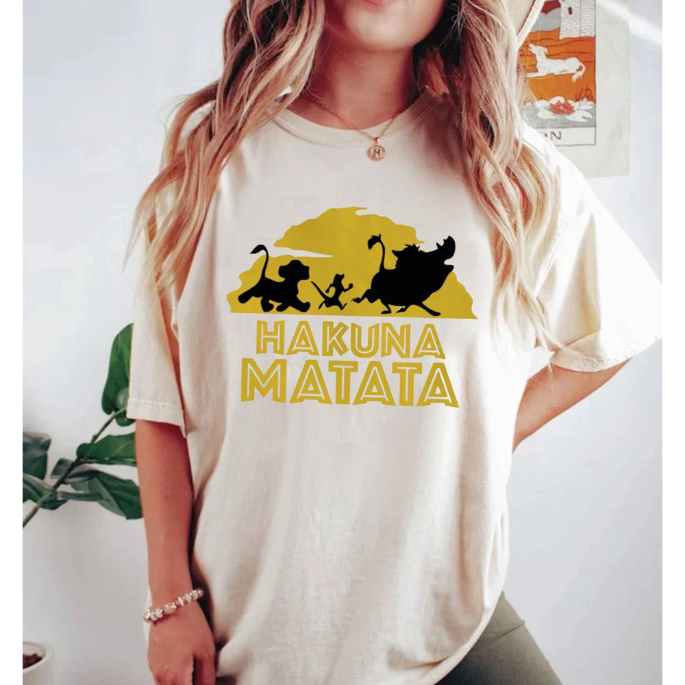 Disney Animal Kingdom Comfort Colors® Shirt, Lion King Shirt, Disney Safari Shirt, Hakuna Matata Shirt, Disney Family Trip Shirt, Retro Tees - 1.jpg