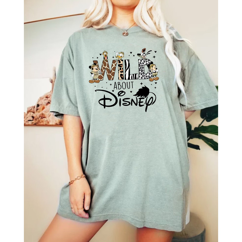 Disney Animal Kingdom Comfort ColorsĀ® Shirt, Wild About Disney Shirt, Disney Safari Shirt, Hakuna Matata Shirt, Disney Family Trip Shirt - 4.jpg
