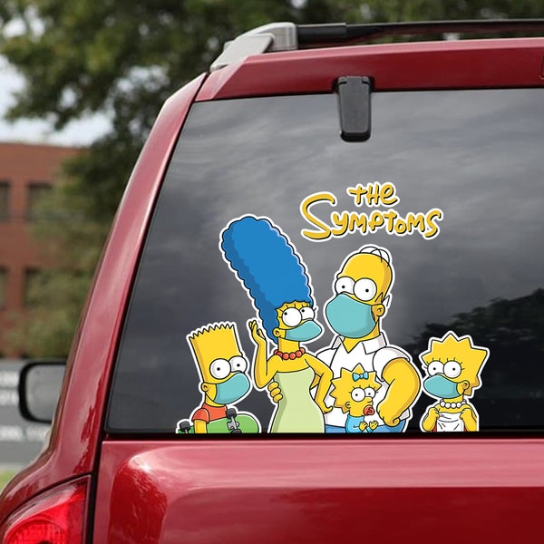 The Simpsons Sticker, Movie Decal, The Simpsons, Sitcom Car | Inspire ...