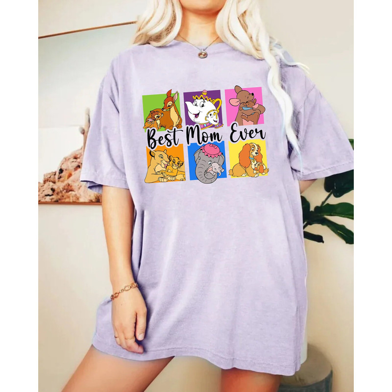 Disney Best Mom Ever Comfort Colors® Shirt, Disney Nothers Day Shirt, Disney Mom Shirt, Disney Family, Disneyworld Shirt, Disneyland Shirt - 3.jpg