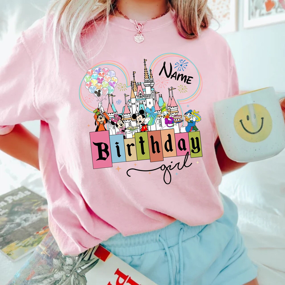 Disney Birthday Custom Comfort Colors® Shirt, Birthday Mickey Shirt, Birthday Family Shirt, Disney Birthday Squad Shirt, Disneyworld Shirt - 5.jpg