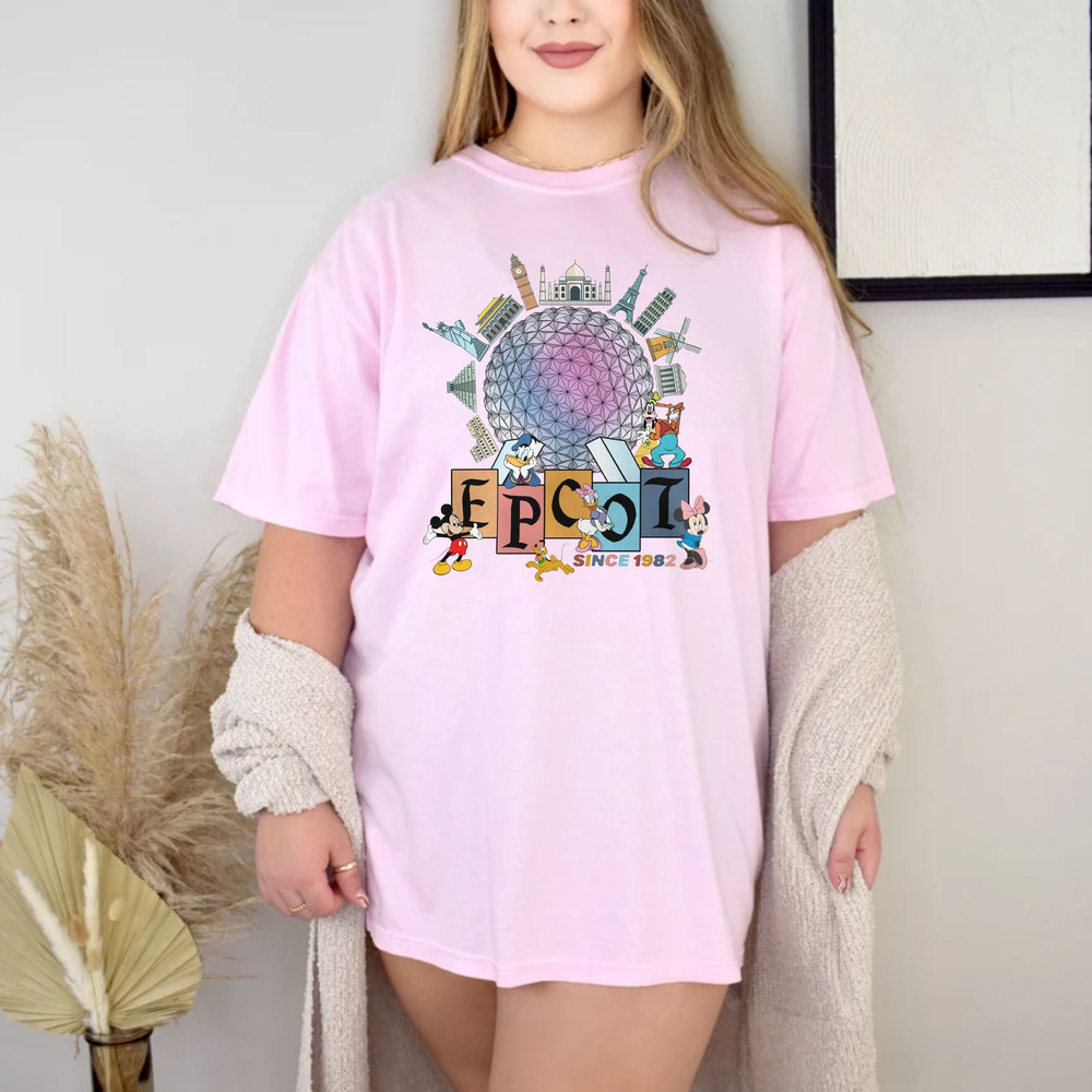 Disney Epcot Since 1982 Comfort ColorsĀ® Shirt, Disney Trip Family Shirt, Disney Aesthetic Shirt, retro Disneyworld Shirt, Disneyland Shirt - 6.jpg