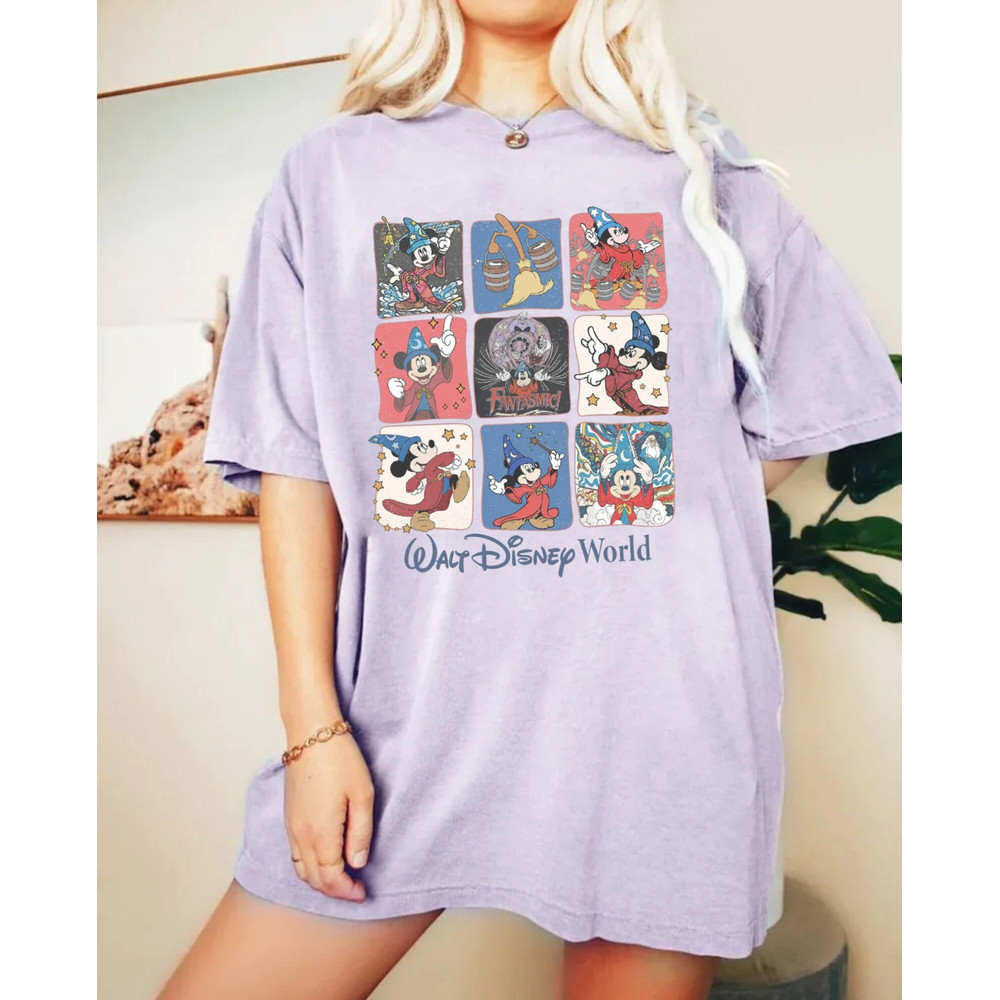 Disney Fantasia Sorcerer Mickey Comfort ColorsĀ® Shirt, Disney Trip Family Shirt, Mickey Magical Shirt, Disneyworld Shirt, Disneyland Shirt - 3.jpg