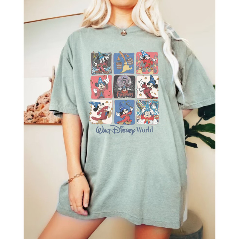 Disney Fantasia Sorcerer Mickey Comfort ColorsĀ® Shirt, Disney Trip Family Shirt, Mickey Magical Shirt, Disneyworld Shirt, Disneyland Shirt - 5.jpg