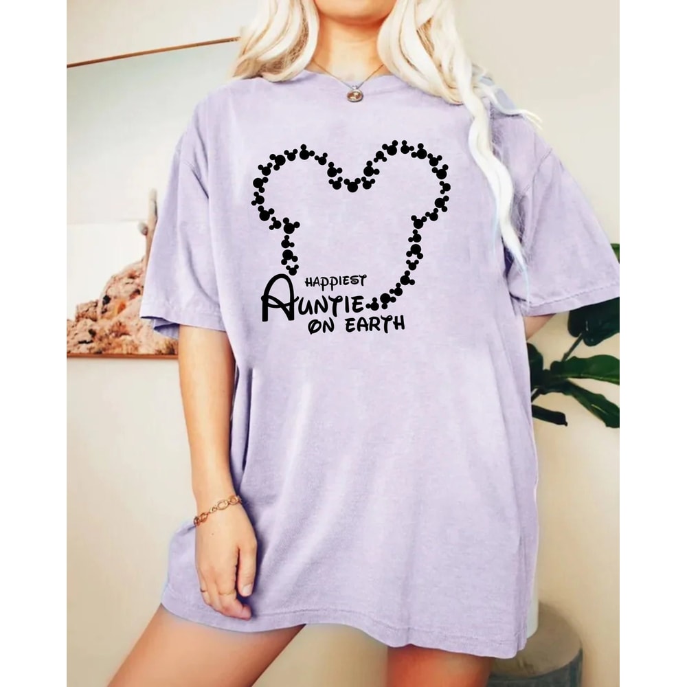 Disney Happiest Mom On Earth Comfort Colors® Shirt, Disney Family Custom Shirt, Disney Trip Shirt, Disneyworld Shirt, Disneyland Shirt - 5.jpg