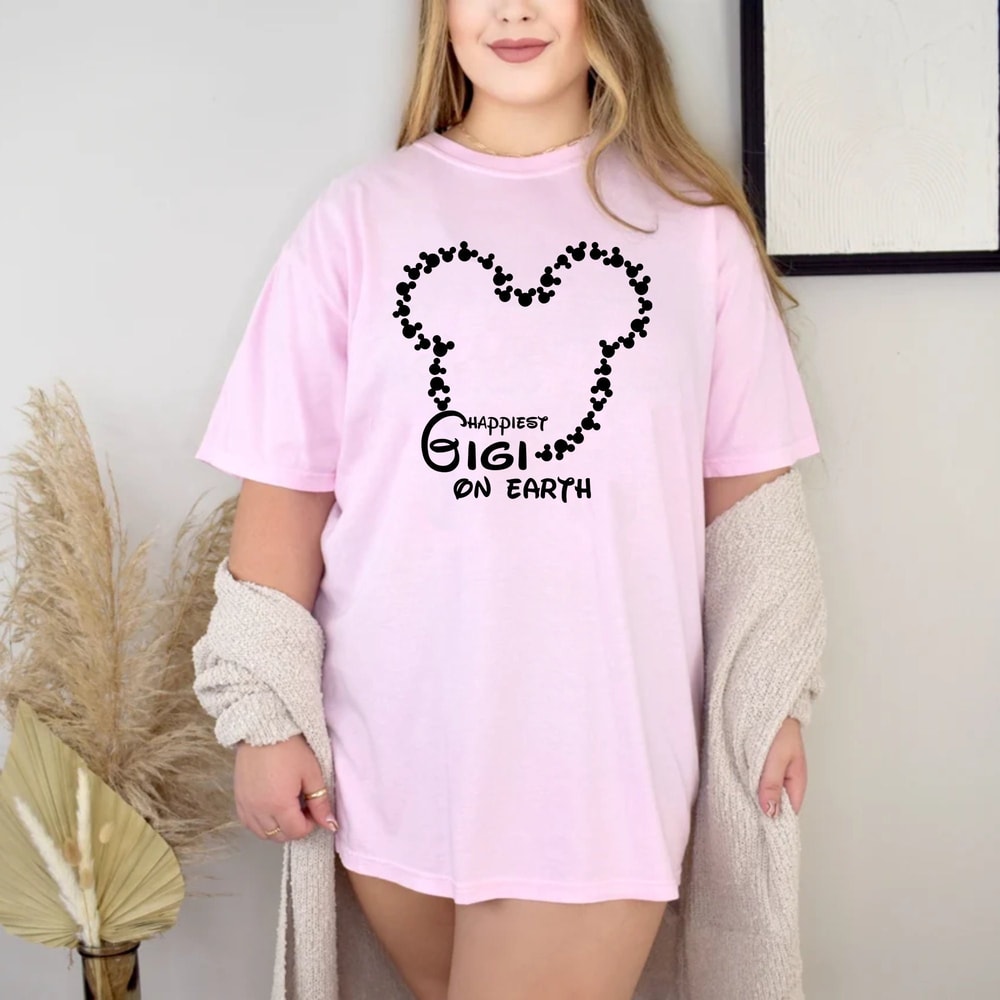 Disney Happiest Mom On Earth Comfort Colors® Shirt, Disney Family Custom Shirt, Disney Trip Shirt, Disneyworld Shirt, Disneyland Shirt - 6.jpg