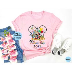 disney trip 2023 shirt, mickey head shirt, mickey and friends shirt, disney 2023 shirt, family shirt, family trip 2023,