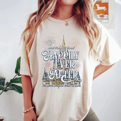 disney happily ever after comfort colors shirt, colorful vacay shirt, disney aesthetic shirt, disneyworld shirt, disney