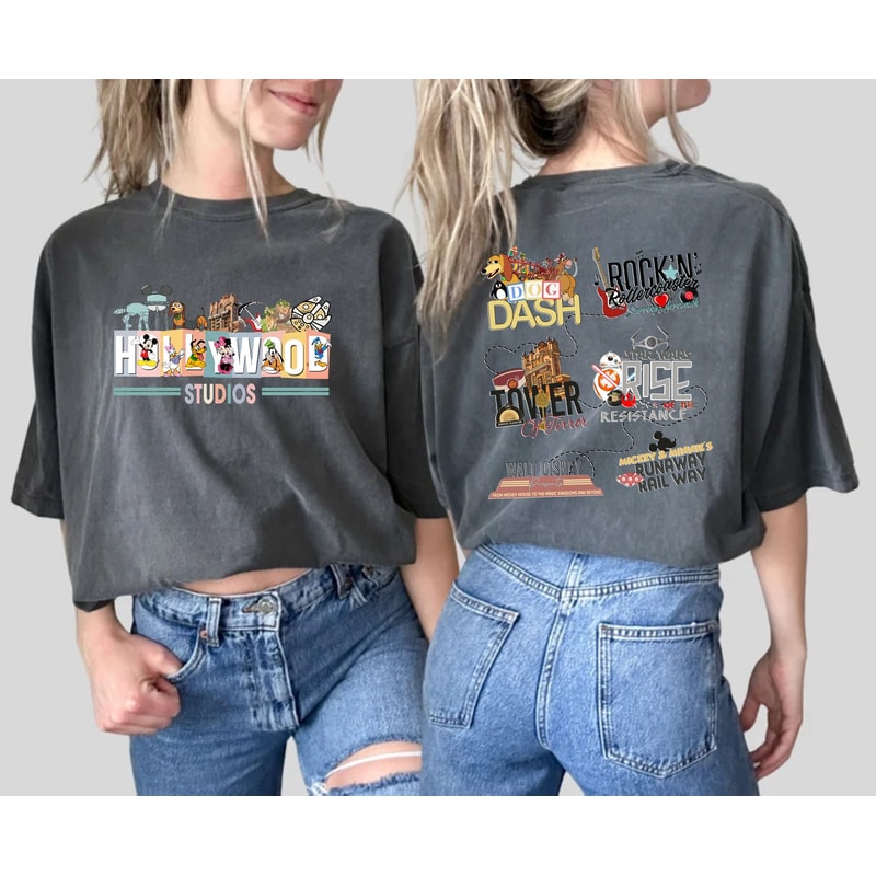 Disney Hollywood Studios Comfort Colors® Shirt, Disney Trip Family Shirt, Disney Aesthetic Shirt, retro Disneyworld Shirt, Disneyland Shirt - 2.jpg