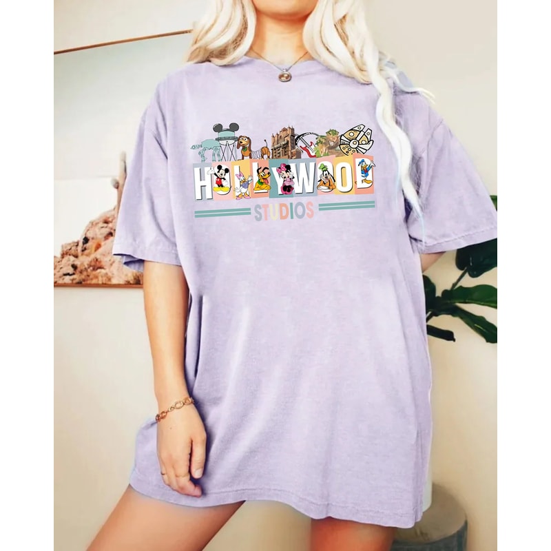 Disney Hollywood Studios Comfort Colors® Shirt, Disney Trip Family Shirt, Disney Aesthetic Shirt, retro Disneyworld Shirt, Disneyland Shirt - 3.jpg