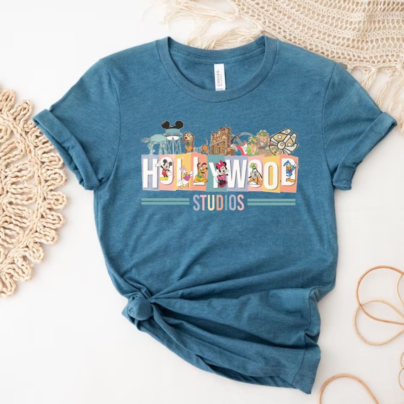 Disney Hollywood Studios Comfort Colors® Shirt, Disney Trip Family Shirt, Disney Aesthetic Shirt, retro Disneyworld Shirt, Disneyland Shirt - 4.jpg