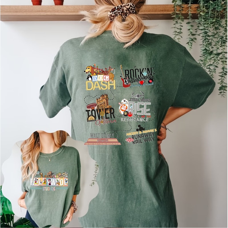 Disney Hollywood Studios Comfort Colors® Shirt, Disney Trip Family Shirt, Disney Aesthetic Shirt, retro Disneyworld Shirt, Disneyland Shirt - 4.jpg