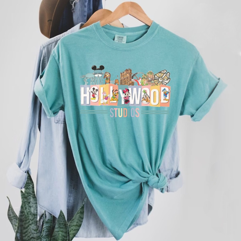 Disney Hollywood Studios Comfort Colors® Shirt, Disney Trip Family Shirt, Disney Aesthetic Shirt, retro Disneyworld Shirt, Disneyland Shirt - 7.jpg