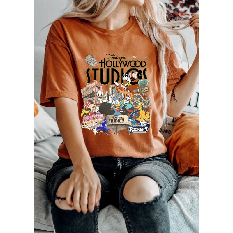 Disney Hollywood Studios Comfort Colors® Shirt, Disney Trip Family Shirt, Disney Aesthetic Shirt, retro Disneyworld Shirt, Disneyland Shirt - 4.jpg