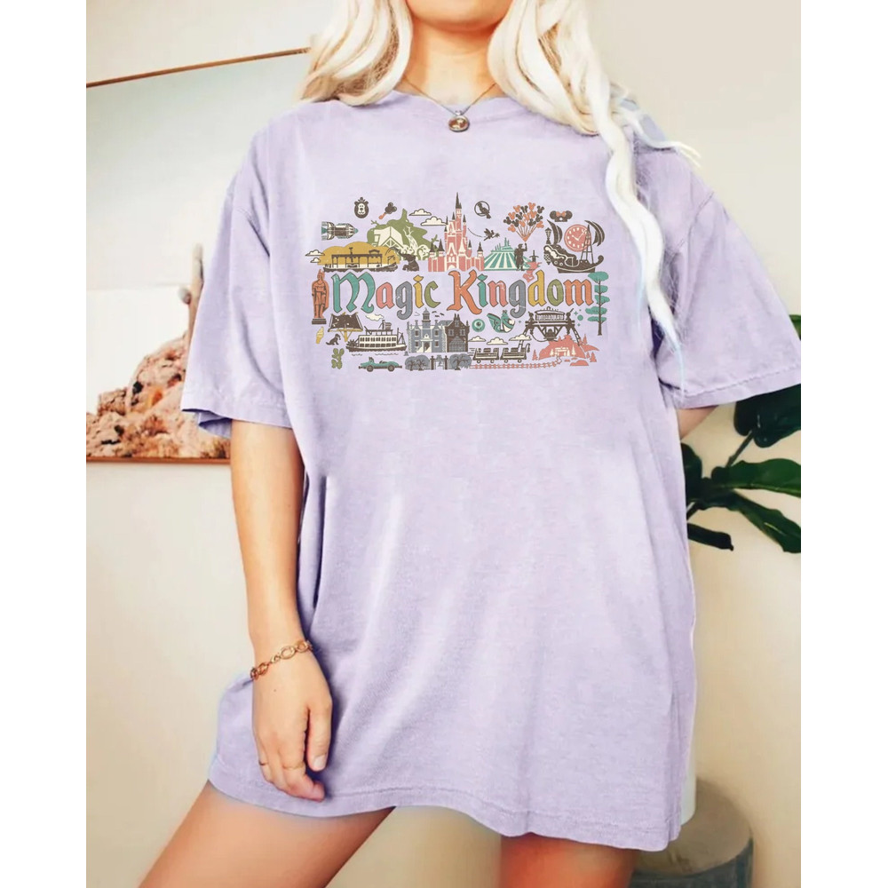 Disney Magic Kingdom Comfort Colors® Shirt, Disney Family Trip Shirt, Disney Vacation, Disneyworld Shirt, Disneyland Shirt, Disney Group - 2.jpg