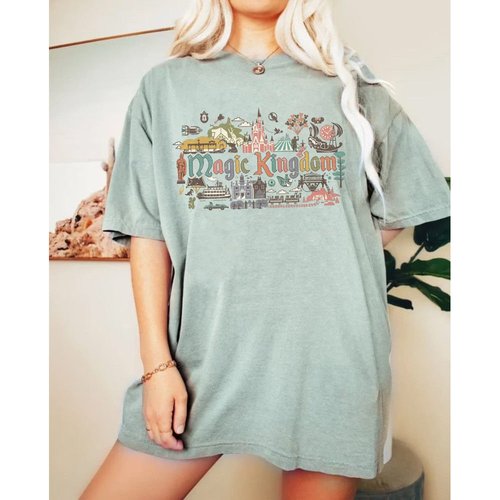 Disney Magic Kingdom Comfort Colors® Shirt, Disney Family Trip Shirt, Disney Vacation, Disneyworld Shirt, Disneyland Shirt, Disney Group - 3.jpg