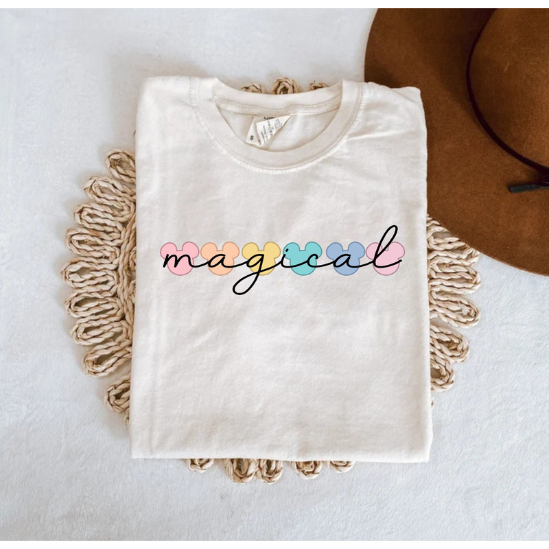 Disney Magical Mickey Head Comfort Colors® Shirt, Colorful Vacay Shirt, Disney Aesthetic Shirt, Disney world Shirt, Disney Family Shirt - 1.jpg