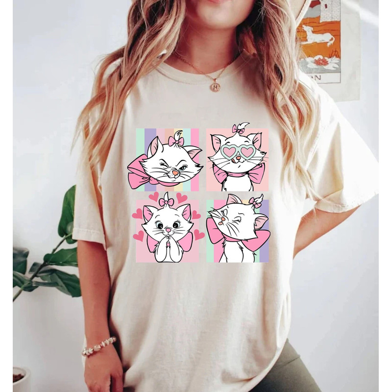 Disney Marie Aristocats Comfort Colors® Shirt, Marie Cat Shirt, Disney Girls Shirt, Disney Trip Shirt, Disneyworld Shirt, Disney Women Shirt - 3.jpg
