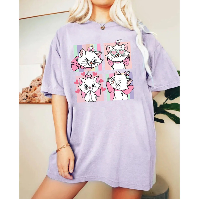 Disney Marie Aristocats Comfort Colors® Shirt, Marie Cat Shirt, Disney Girls Shirt, Disney Trip Shirt, Disneyworld Shirt, Disney Women Shirt - 4.jpg