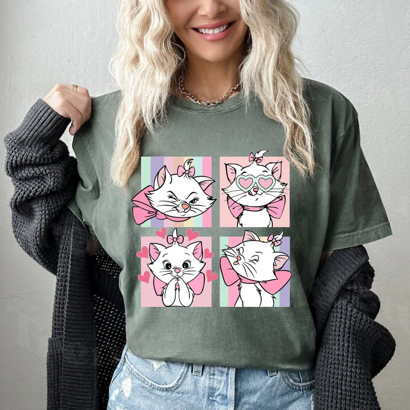 Disney Marie Aristocats Comfort Colors® Shirt, Marie Cat Shirt, Disney Girls Shirt, Disney Trip Shirt, Disneyworld Shirt, Disney Women Shirt - 5.jpg