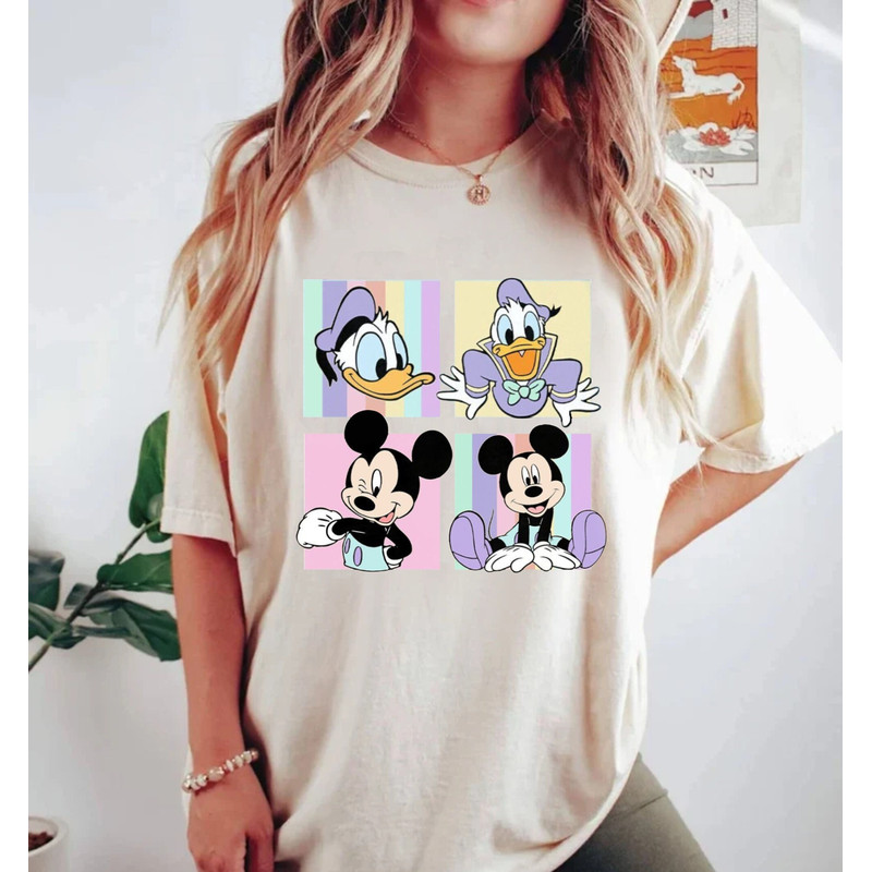 Disney Mickey Donald Comfort Colors® Shirt, Disney Male Characters Shirt, Disneyworld Shirt, Disneyland Shirt, Disney Family Trip Shirt - 3.jpg