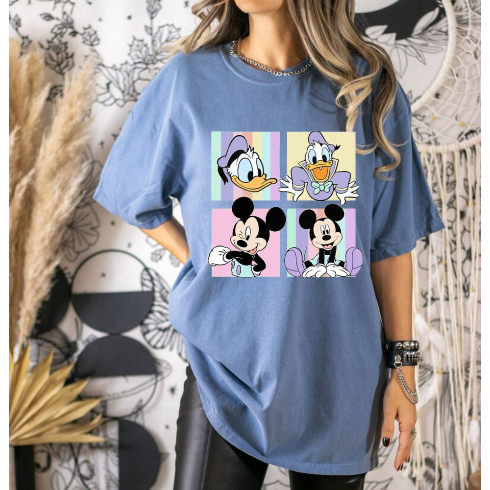 Disney Mickey Donald Comfort Colors® Shirt, Disney Male Characters Shirt, Disneyworld Shirt, Disneyland Shirt, Disney Family Trip Shirt - 6.jpg