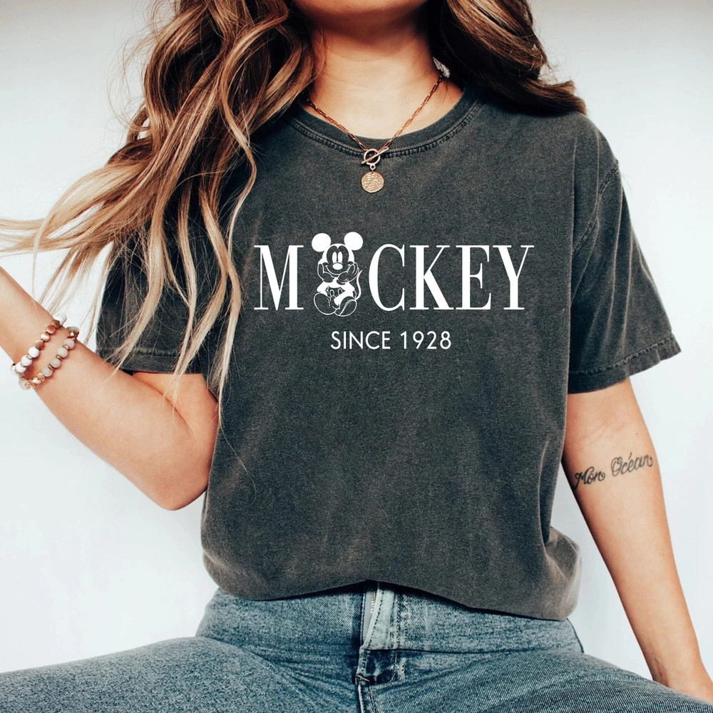 Disney Mickey Minne Since 1928 Comfort Colors® Shirt, Disney Family Trip Shirt, Disney Vacation Shirt, Disneyworld Shirt, Disneyland Shirt - 2.jpg