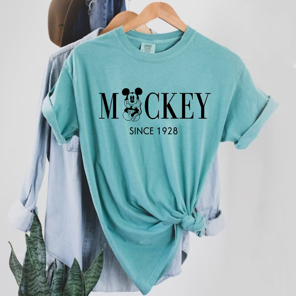 Disney Mickey Minne Since 1928 Comfort Colors® Shirt, Disney Family Trip Shirt, Disney Vacation Shirt, Disneyworld Shirt, Disneyland Shirt - 3.jpg