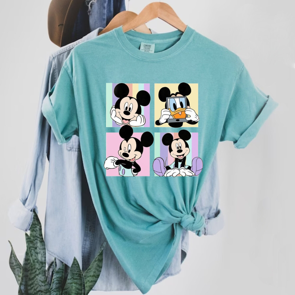 Disney Mickey Mouse Comfort Colors® Shirt, Disney Male Character Shirt, Disneyland Shirt, Disneyworld Shirt, Disney Family Trip Shirt - 2.jpg
