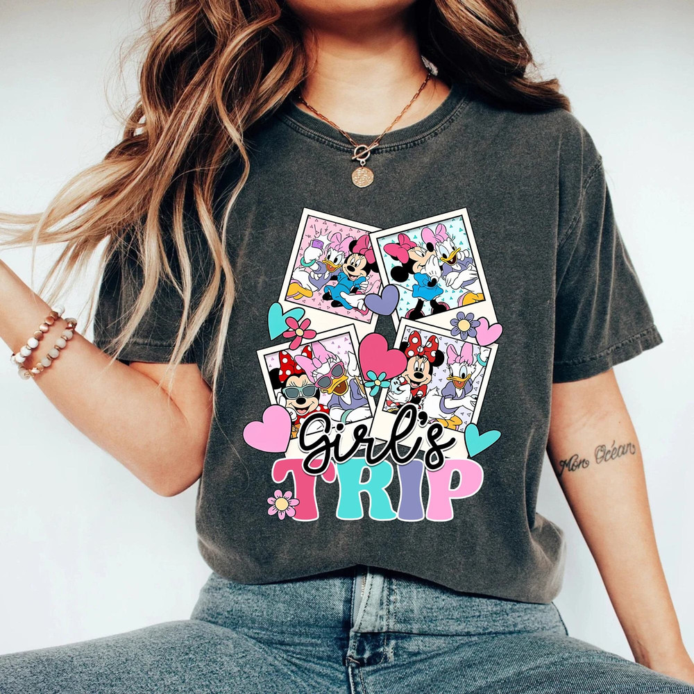 Disney Minnie Daisy Comfort ColorsĀ® Shirt, Disney Girls Trip Shirt, Disney Besties Shirt, Disneyworld Shirt, Disney Women Shirt, Disneyland - 2.jpg