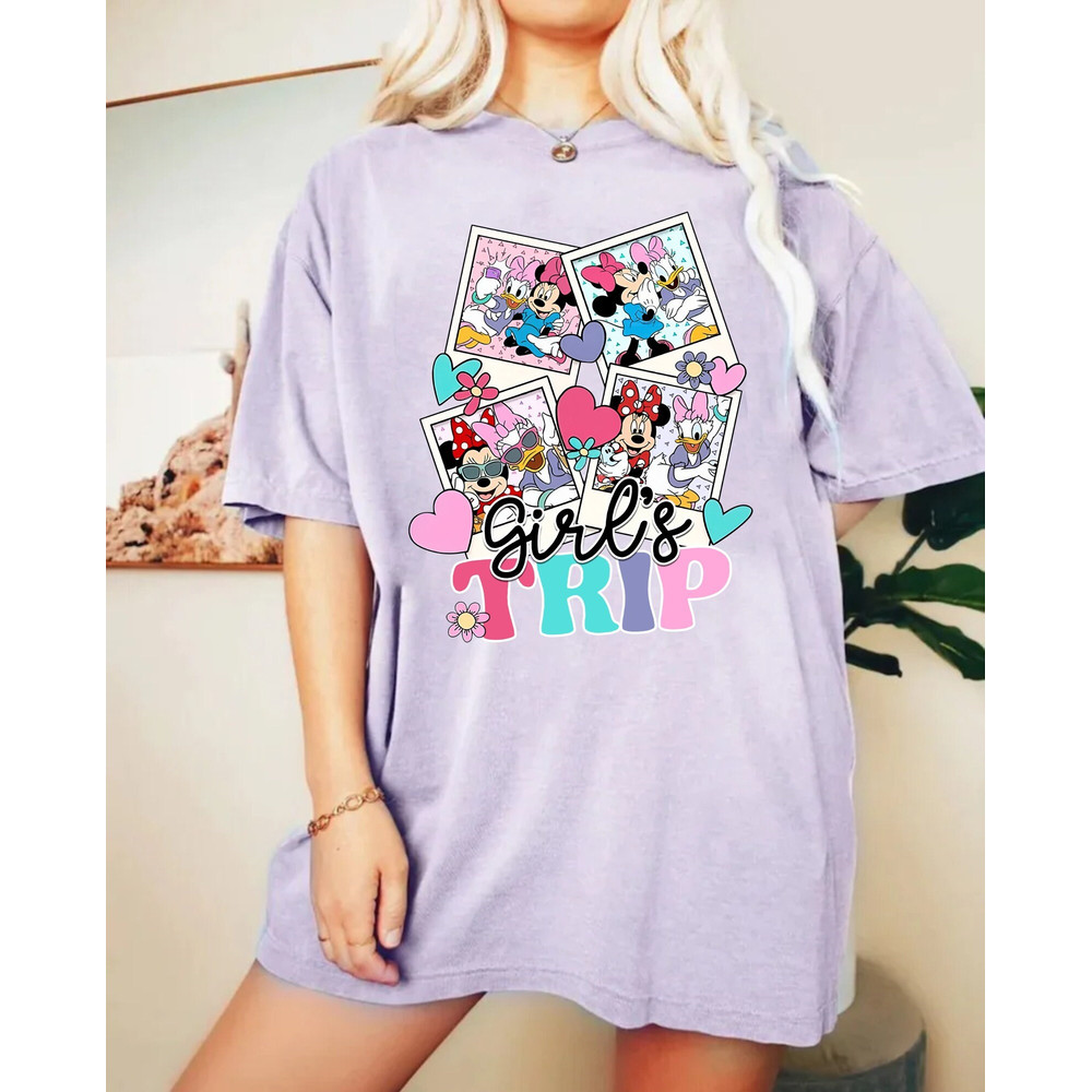 Disney Minnie Daisy Comfort ColorsĀ® Shirt, Disney Girls Trip Shirt, Disney Besties Shirt, Disneyworld Shirt, Disney Women Shirt, Disneyland - 3.jpg