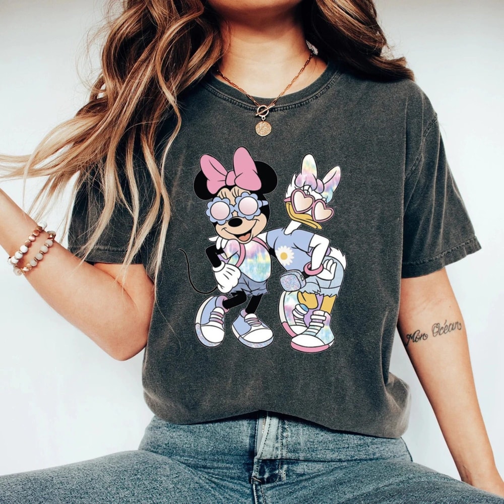Disney Minnie Daisy Comfort ColorsĀ® Shirt, Disney Girls Shirt, Disney Besties Shirt, Disneyworld Shirt, Disney Womens Shirt, Disneyland Tee - 3.jpg