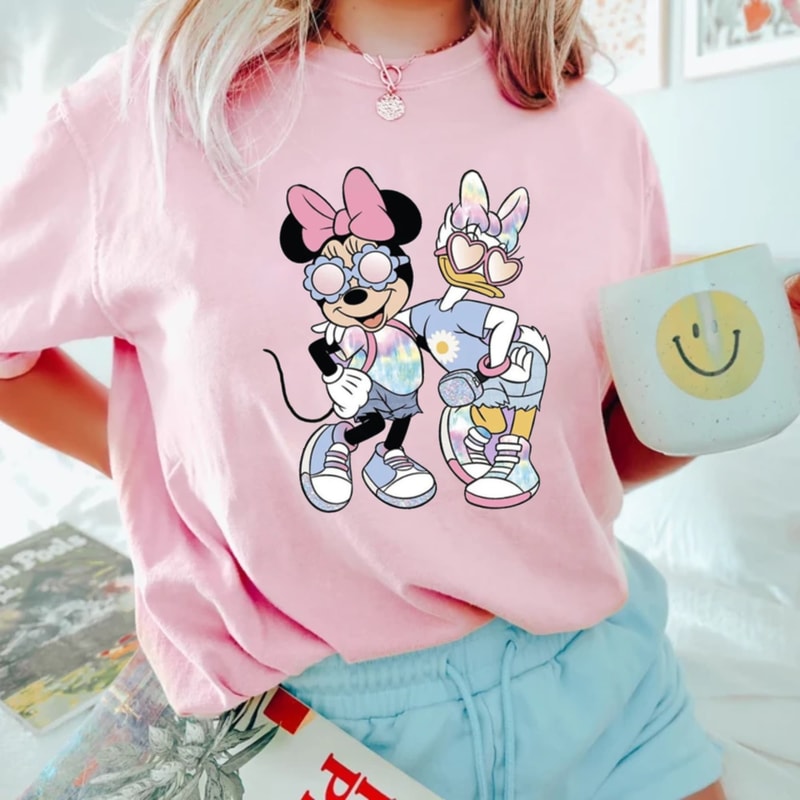 Disney Minnie Daisy Comfort ColorsĀ® Shirt, Disney Girls Shirt, Disney Besties Shirt, Disneyworld Shirt, Disney Womens Shirt, Disneyland Tee - 5.jpg