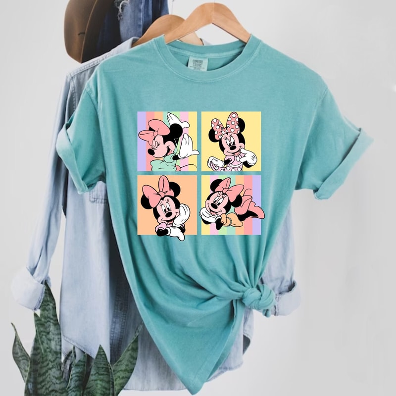Disney Minnie Mouse Comfort ColorsĀ® Shirt, Disney Girls Shirt, Disney Aesthetic Shirt, Disneyworld Shirt, Disney Womens Shirt,Disneyland Tee - 1.jpg