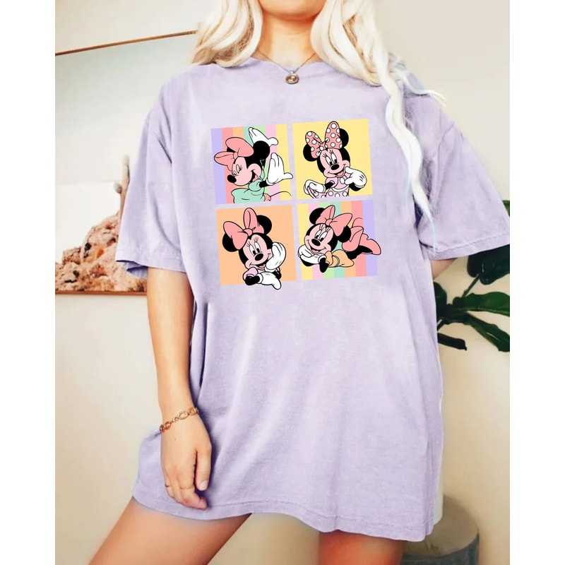 Disney Minnie Mouse Comfort ColorsĀ® Shirt, Disney Girls Shirt, Disney Aesthetic Shirt, Disneyworld Shirt, Disney Womens Shirt,Disneyland Tee - 2.jpg