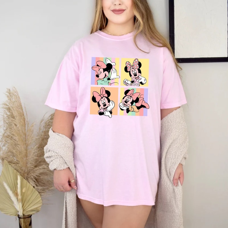 Disney Minnie Mouse Comfort ColorsĀ® Shirt, Disney Girls Shirt, Disney Aesthetic Shirt, Disneyworld Shirt, Disney Womens Shirt,Disneyland Tee - 6.jpg