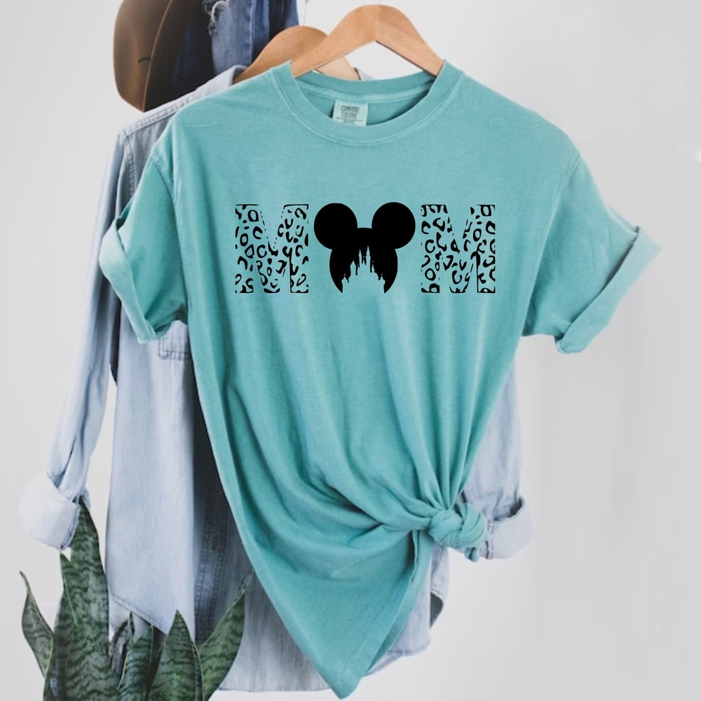 Disney Mom Leopard Print Comfort ColorsĀ® Shirt, Disney Mothers Day Shirt, Disney Family Trip Shirt, Disneyworld Shirt, Disney Holiday Shirt - 4.jpg