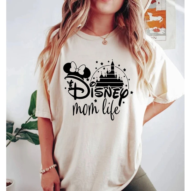 Disney Mom Minnie Comfort ColorsĀ® Shirt, Funny Mom Shirt, Mothers Day Mom Gift, Disney Family Shirt, Disneyworld Shirt, Disneyland Shirt - 1.jpg