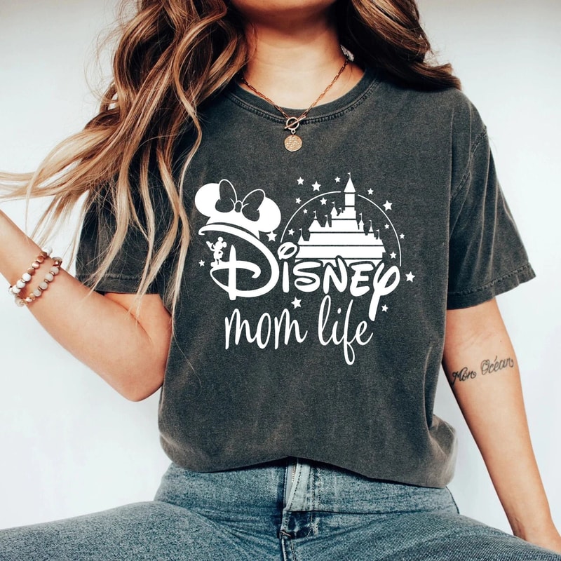 Disney Mom Minnie Comfort ColorsĀ® Shirt, Funny Mom Shirt, Mothers Day Mom Gift, Disney Family Shirt, Disneyworld Shirt, Disneyland Shirt - 2.jpg