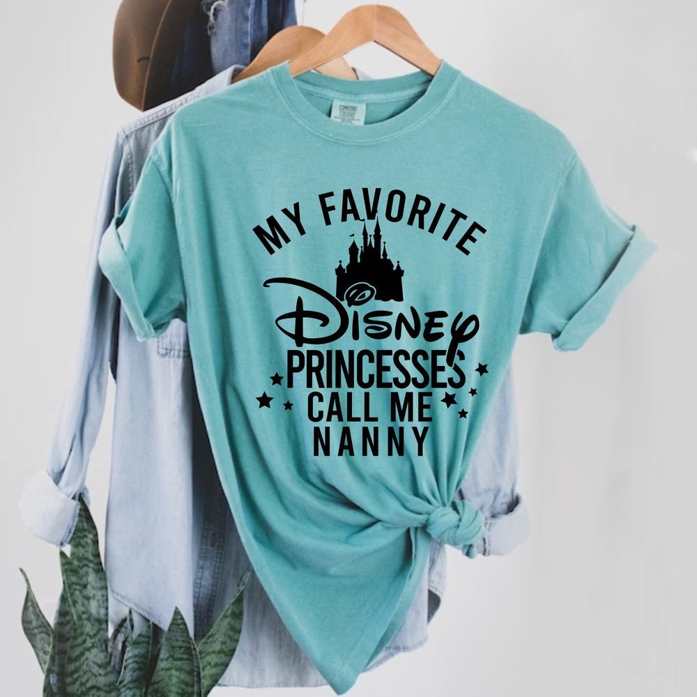 Disney Princess Calls Me Mom Comfort ColorsĀ® Shirt, Disney Family Custom Shirt, Disney Trip Shirt, Disneyworld Shirt, Disneyland Shirt - 5.jpg