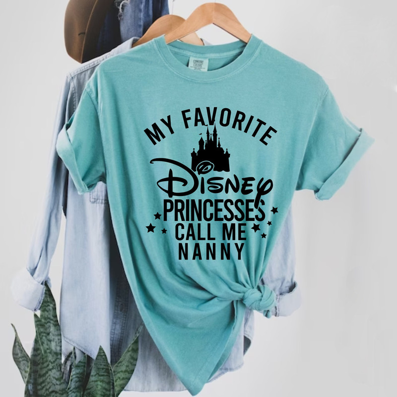 Disney Princess Calls Me Mom Comfort ColorsĀ® Shirt, Disney Family Custom Shirt, Disney Trip Shirt, Disneyworld Shirt, Disneyland Shirt - 5.jpg