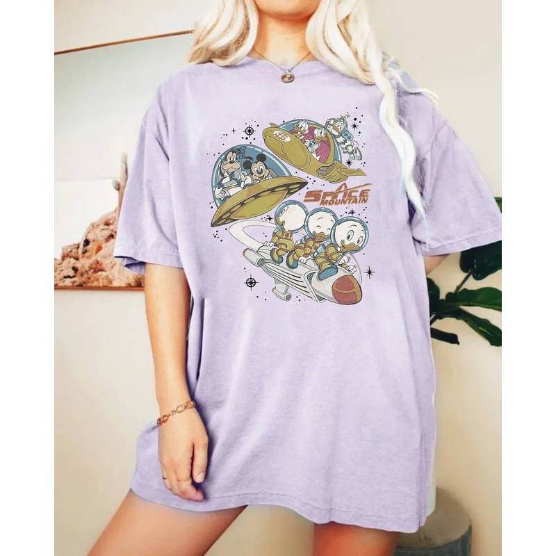 Disney Space Astronauts Comfort ColorsĀ® Shirt, Disney 90's Space Mountain Shirt, Tomorrowland Shirt, Disneyworld Shirt, Disneyland Shirt - 3.jpg