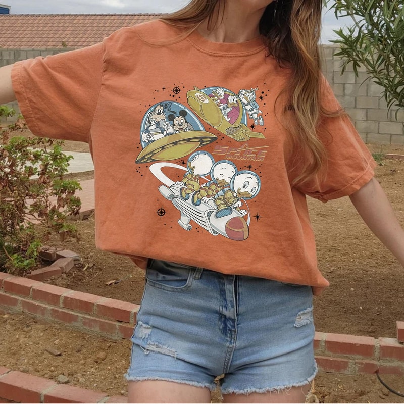Disney Space Astronauts Comfort ColorsĀ® Shirt, Disney 90's Space Mountain Shirt, Tomorrowland Shirt, Disneyworld Shirt, Disneyland Shirt - 6.jpg
