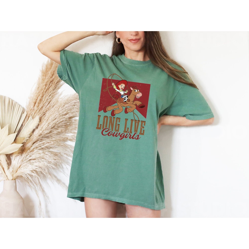 Disney Toy Story Jessie Long Live Cowgirls Comfort Colors® Shirt, Magic Kingdom Shirt, Disneyworld Shirt, Disney Western Shirt, Disney Shirt - 4.jpg