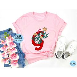 girl power floral shirt, strong women's tee, autumn shirts for woman, girl power tees, boss girl shirt, fall woman shirt